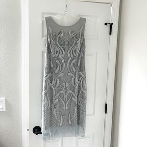 Adrianna papell grey dress